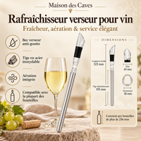 Bâton refroidisseur de vin pour le service à table