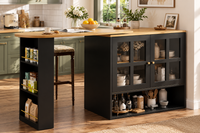 Meuble bar pliable avec plateau rabattable - vue détaillée 3