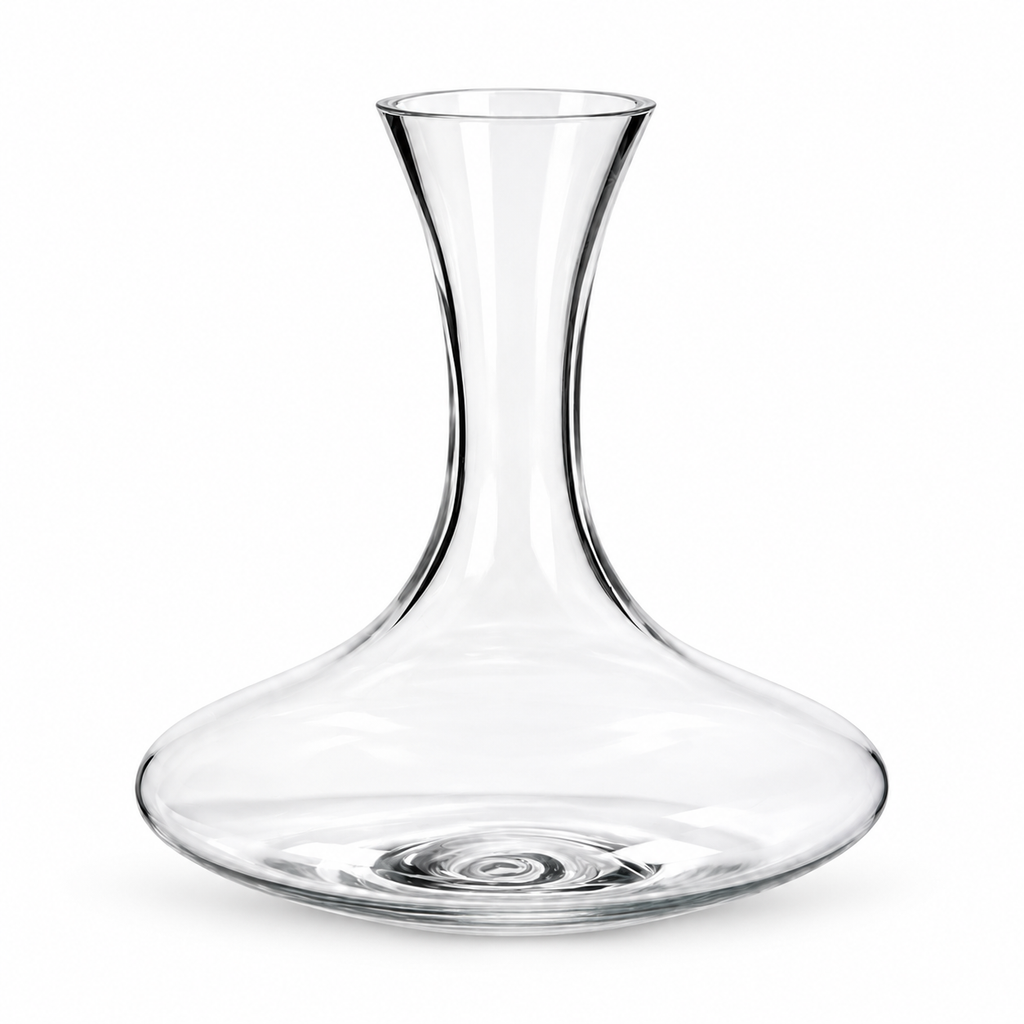 Carafe à décanter en cristal - Base large - vue produit