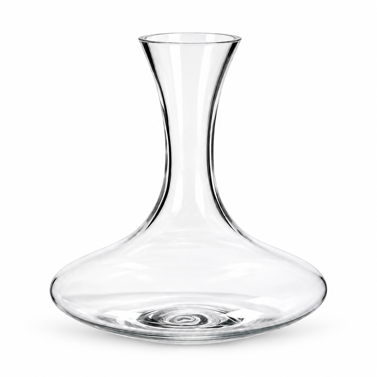 Carafe à décanter en cristal - Base large - vue produit
