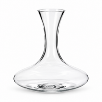 Carafe à décanter en cristal - Base large - vue produit