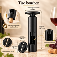 Tire-bouchon manuel pour bouteille de vin